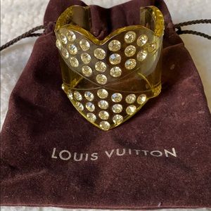 ⭐️Louis Vuitton Yellow Heart-shaped Resin Cuff⭐️